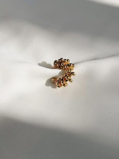 EARCUFF TEJIDO DORADO